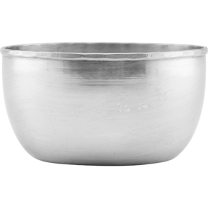 Skál silvur h:6,5 dia:11,5 aluminium