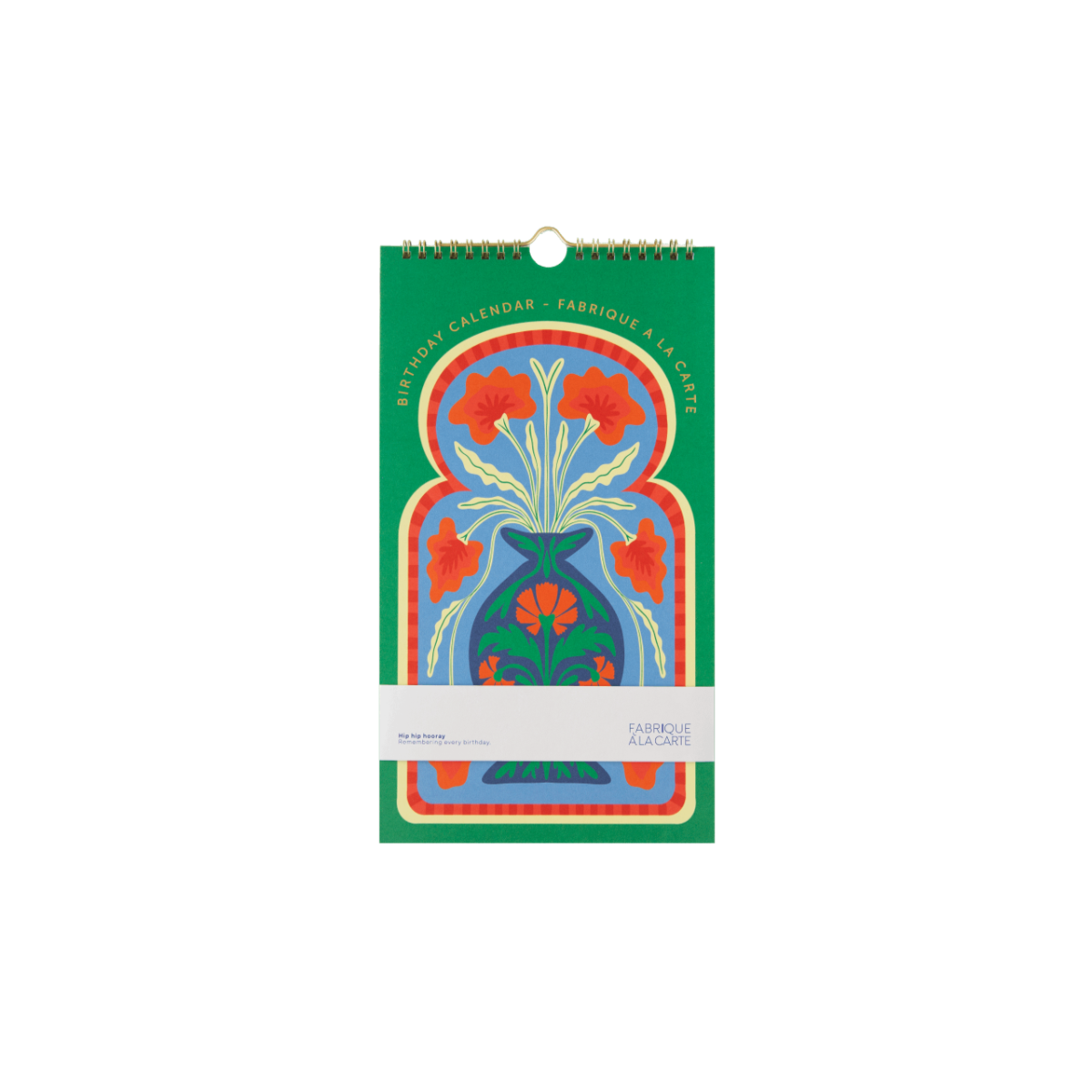 A. Journal - Afmælis dagatal, Flower Vase