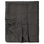 VINTAGE - Rúmteppi, thunder grey 240x240cm