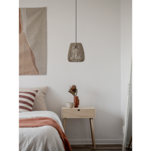 SAIGON  - Loftljós natur/grey, 18cm