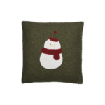 OLOF - Púði, snjókarl 45x45cm