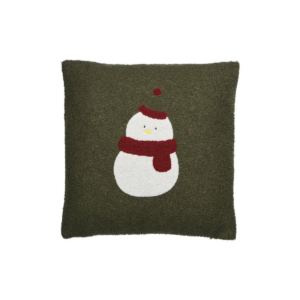 OLOF - Púði, snjókarl 45x45cm