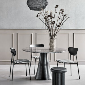 GAYA - borðstofuborð m/ marmaraplötu