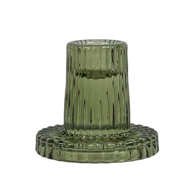SPECTACULAR Kertastjaki - Mosstone Grænn, 6cm
