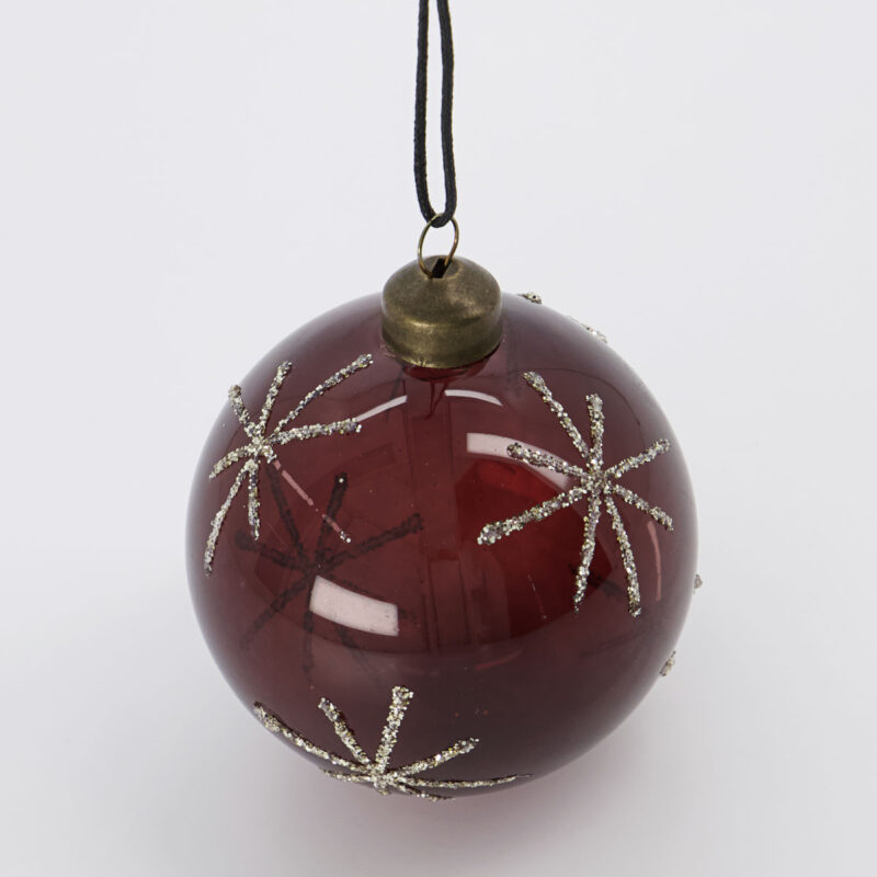 STAR - Jólakúla, burgundy - Image 2