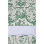 A.Journal - Notepad,  Toile de Jouy green
