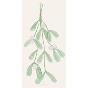 Servíettur - Mistletoe, 16stk