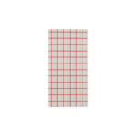 Servéttupakki white/red köflótt íla 12pk