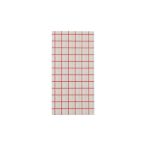 Servéttupakki white/red köflótt íla 12pk