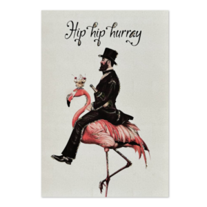 Kort - Hipp hip hurray Ostrich