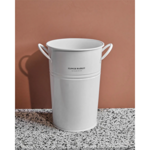 Store hvít fata h:37cm d25/32
