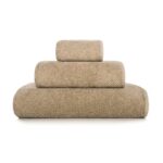 Bee Waffle - Handklæði, stone