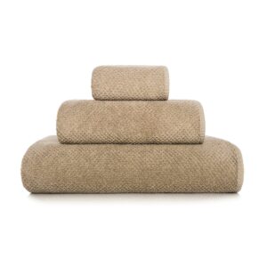 Bee Waffle - Handklæði, stone