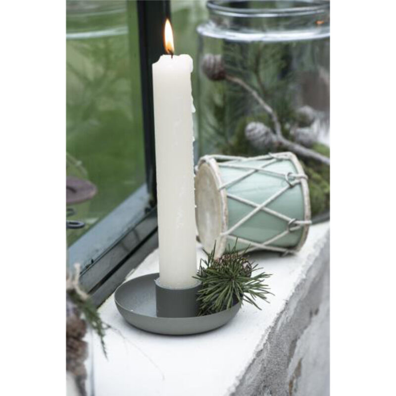 Grænn kertastjaki svartur m/disk - Image 3