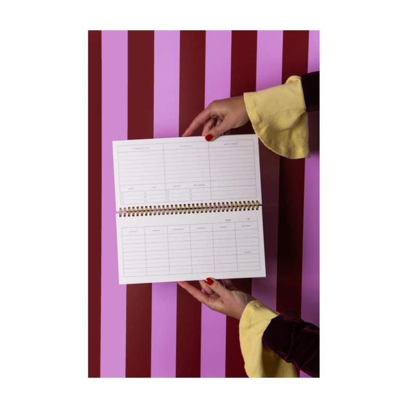 A. Journal - Deskplanner, stripes Yellow - Image 5