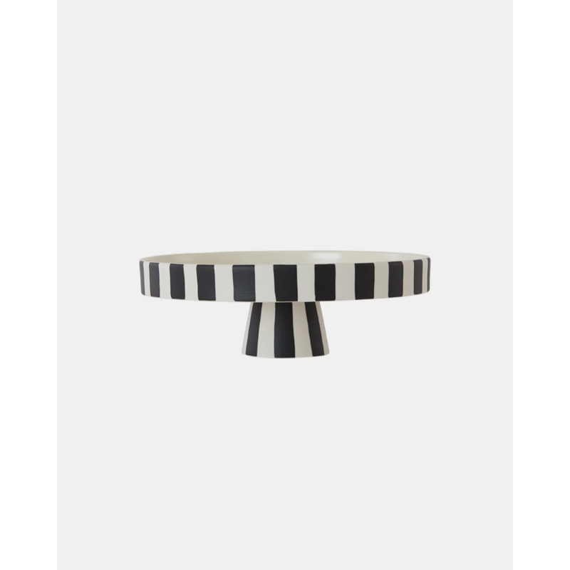 TOPPU - Bakki á fæti, sv/hv 27cm