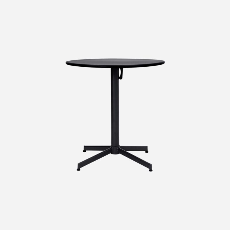 HELO - Útiborð, fellanlegt 70cm, svart