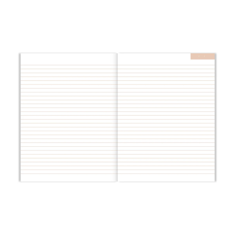 A. Journal, Notebook - Beige - Image 2