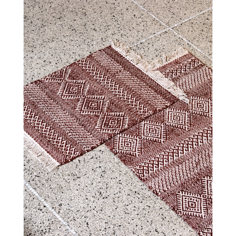 ETHNIC - Motta, brún/hvít 200x90cm - Image 3
