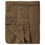 VINTAGE - Rúmtepp, truffle 240x240cm