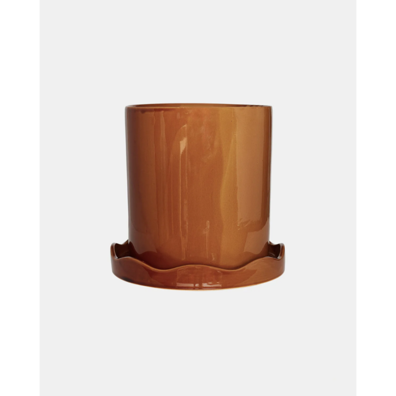 NAMI - Blómapottur, amber 27cm