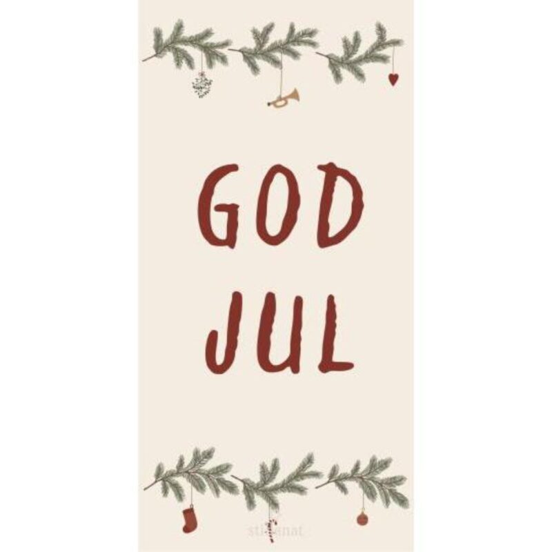 Servíettur - God Jul, 16stk