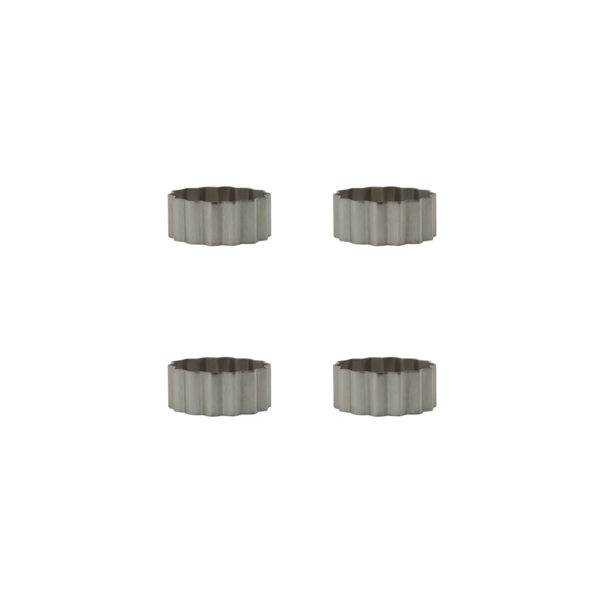 NELLO - Servíettuhringir, silfur 4stk - Image 2
