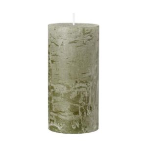 RUSTIC - Kubbakerti, olive green 14x6.8cm