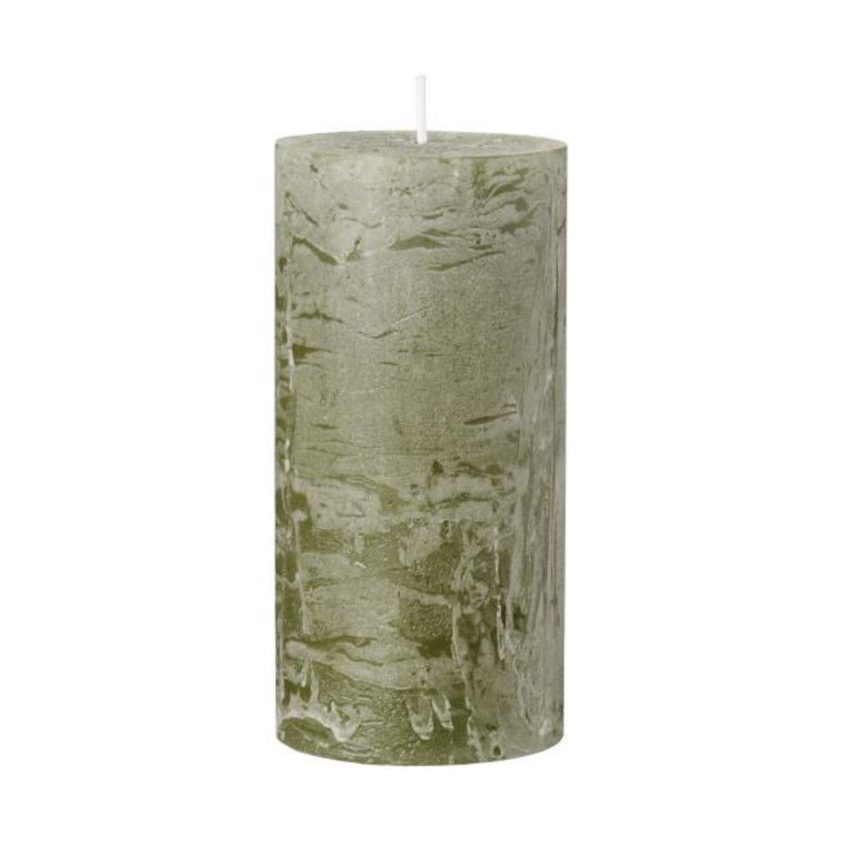 RUSTIC - Kubbakerti, olive green 14x6.8cm