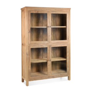 Cancun 4 dyra tekk skápur 116*41*182