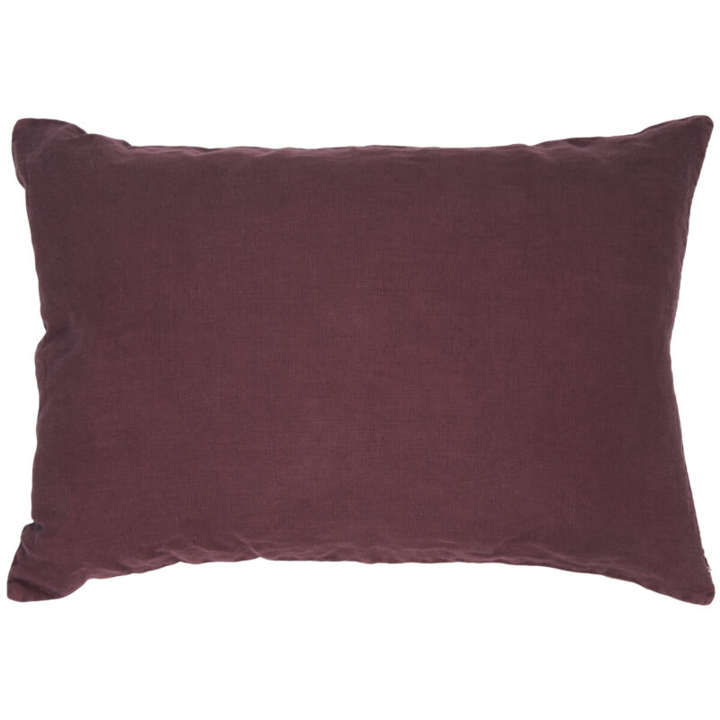 Púðaver - aubergine, 40x60cm