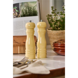 Salt/piparkvörn sett - butter yellow