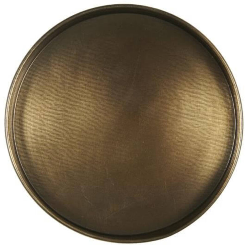 Kertabakki m/kanti - brass, 15.7cm
