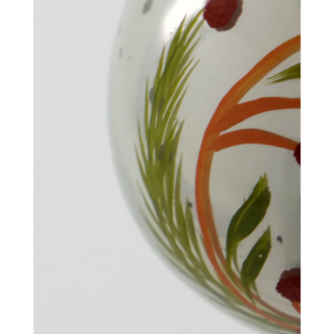 ANTICO - Jólakúlur, blá/gyllt 4stk 6cm