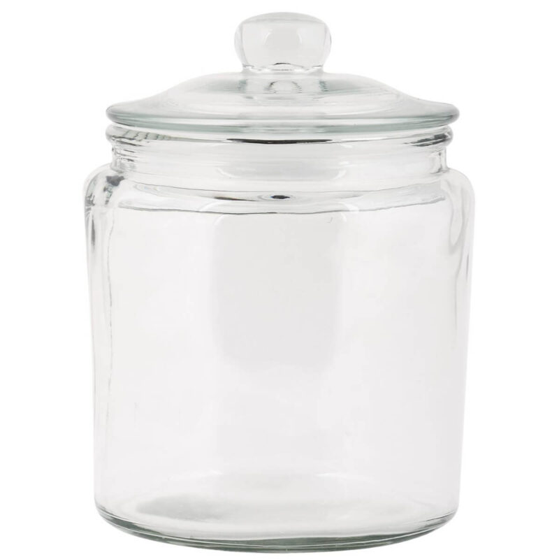 Glerkrukka m/loki - 900ml