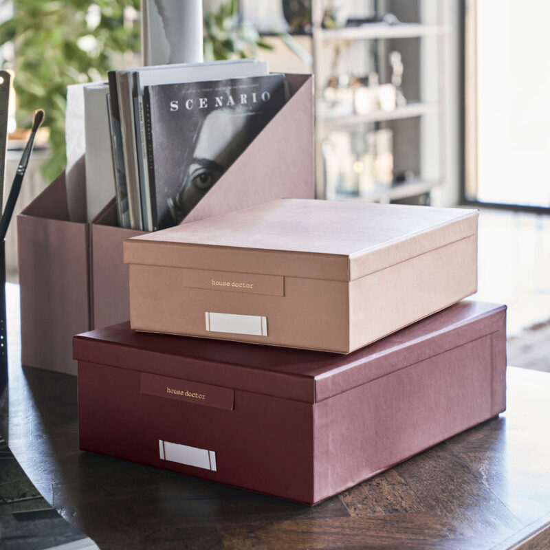 KEEP - Geymslubox burgundy/bleikt - Image 4