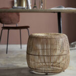 MODERN - Hliðarborð/kollur, ljós