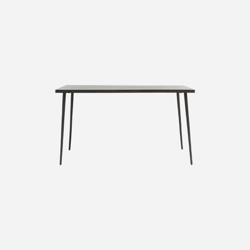 CLUB - Borðstofuborð, dökkur viður 140cm