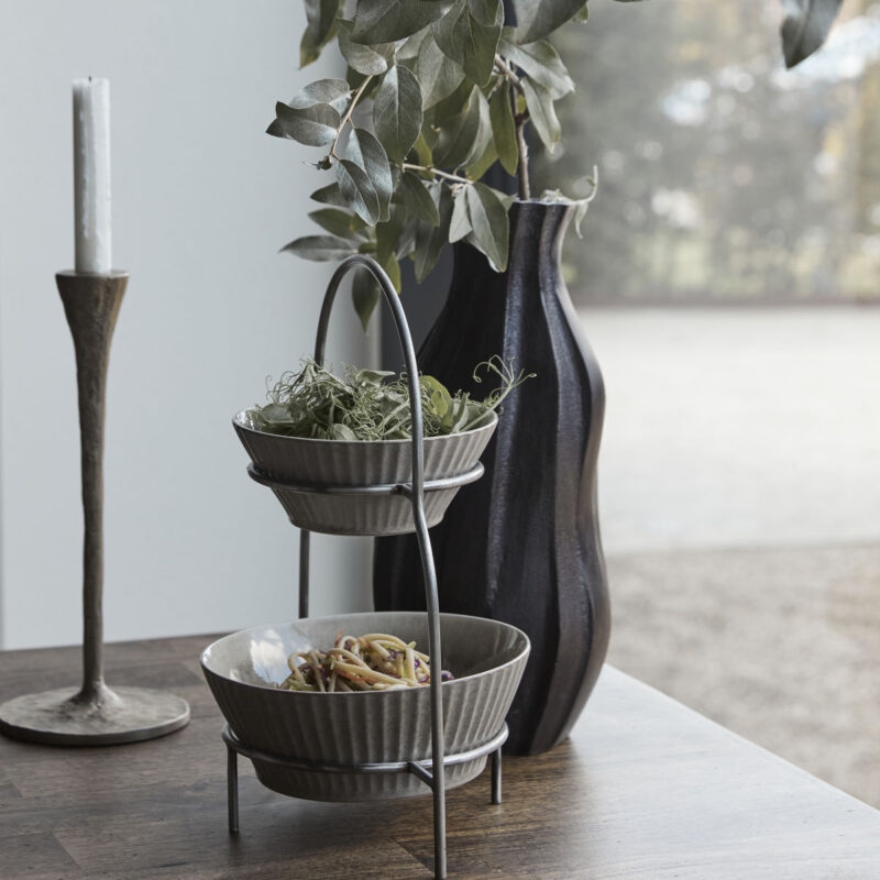 SANA - 2 hæða standur, silfur 17.2cm - Image 3