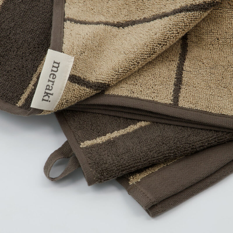 STRIPE - Handklæði, Army 70x140cm - Image 3