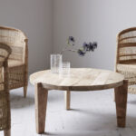 BALI - Sófaborð, ljóst 80cm