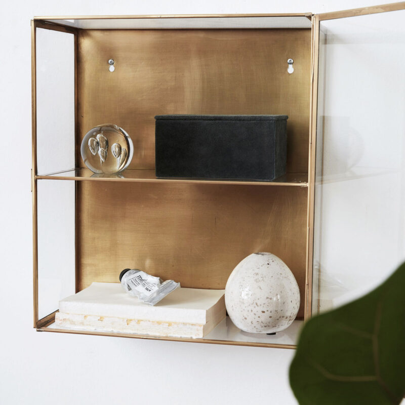 GLASS - Veggskápur, brass 40cm - Image 2
