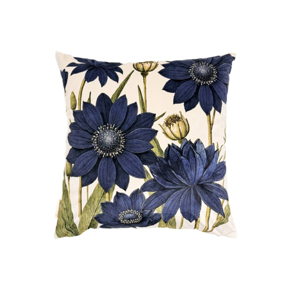 Blue Velvet Bloom - púði - Image 2