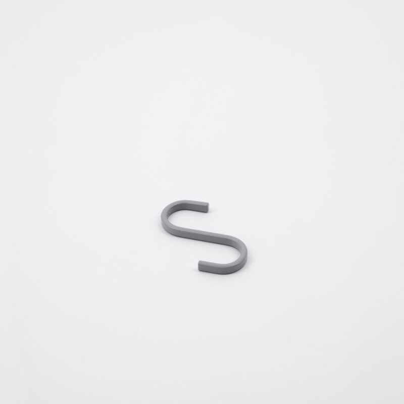 6cm S krókar - Silfur,  6stk - Image 3