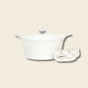 COOKUT - Cocotte, 20cm hvítur