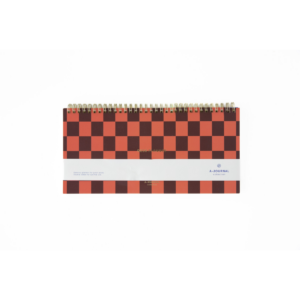 A. Journal - Spiral Deskplanner, Checkered