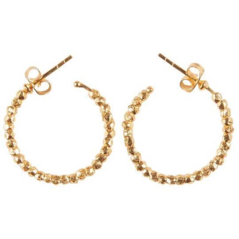 Linnea - Eyrnalokkar gold-plated