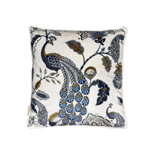 Púði - Velvet piping-navy
