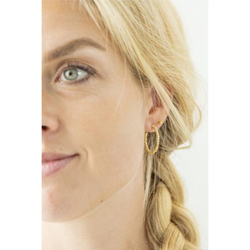 Linnea - Eyrnalokkar gold-plated - Image 2