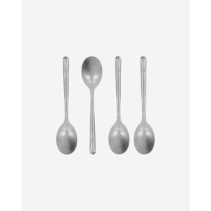 SPOON - Teskeiðar, silfur 4stk